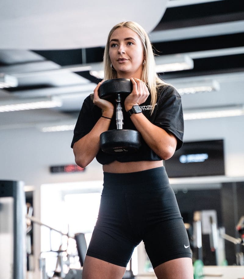 Female Personal Training Course Student